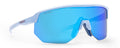 womens mirrored single lens mountain sunglasses fiandre model