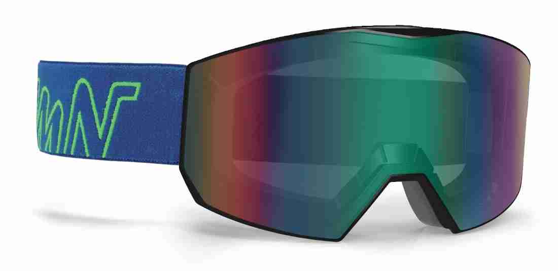 Maschera da sci per occhiali da vista lente specchiata modello FUTURE